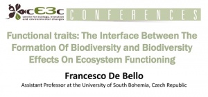 cE3c Conference Francesco De Bello 21 September