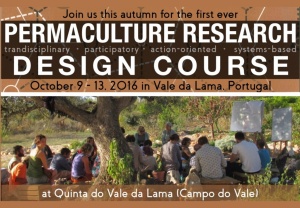 Permaculture Research Design Course - October 9-13, Vale da Lama (Portugal)
