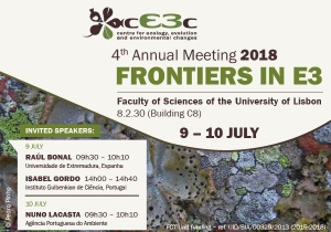 Encontro Anual cE3c 2018: Conferências Plenárias abertas ao público a 9 e 10 de julho!