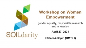 Workshop ‘Women Empowerment’ | April 27, 2021, 9h30-16h30 (GMT+1), online