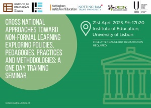 Cross National Approaches toward Non-Formal Learning: Policies, Pedagogies, Practices and Methodologies: A One Day Training Seminar